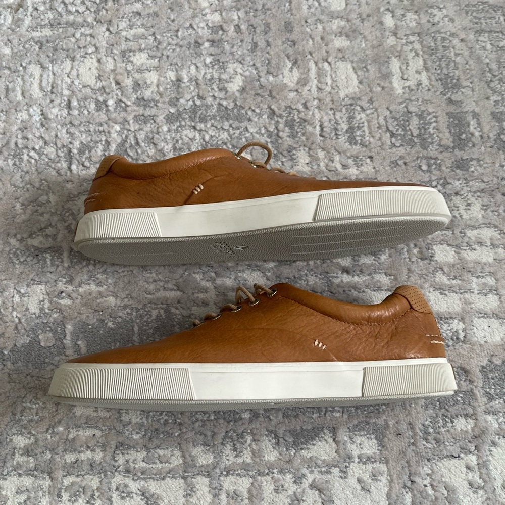 Sperry size 11 NEW never worn Men's Gold Cup Striper PLUSHWAVE CVO soft tan